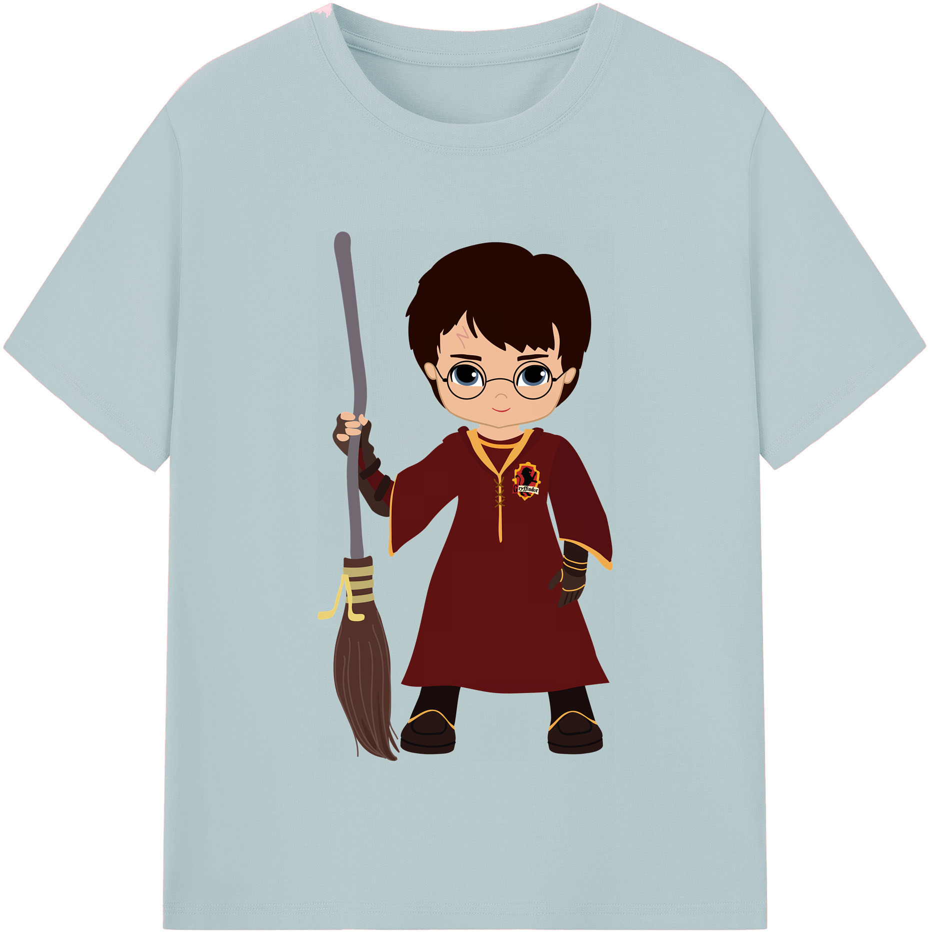（画像用） Harry Potter ハリー・ポッターシリーズ 綿100％半袖Tシャツ（フロントプリント）